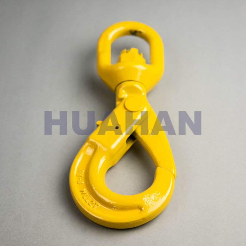 G80 Swivel SelfLocking Safety Hook,hook,rigging hardware,hardware