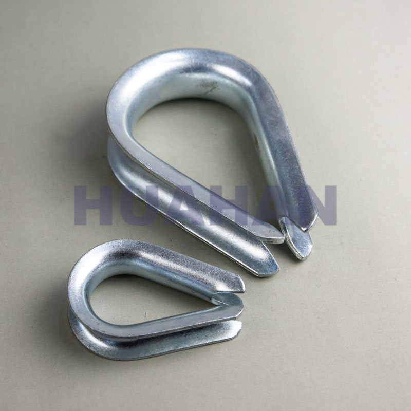 Standard type wire rope thimble, zincplated thimble,g411 thimble