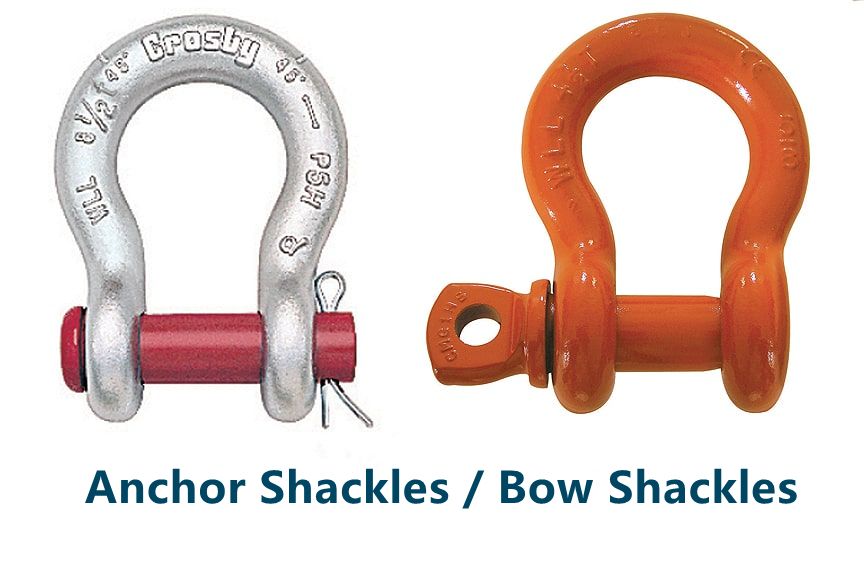What are shackles and how are they used? Rigging Hardware, Marine